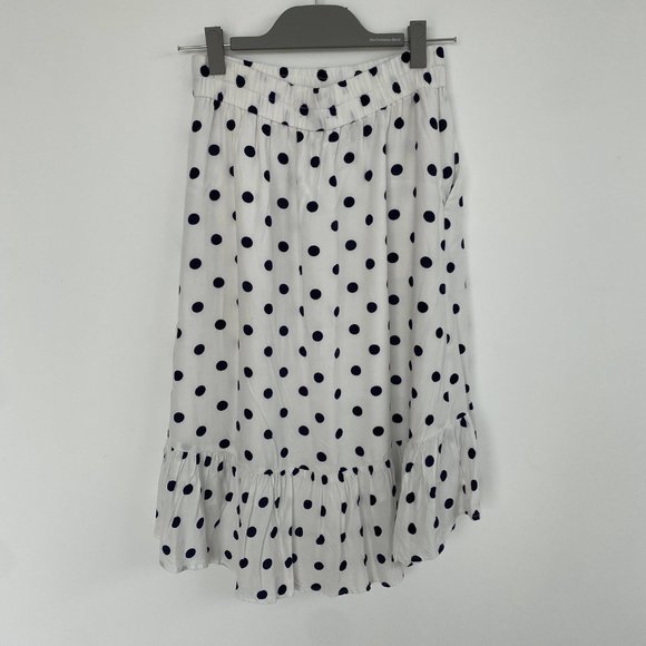 J.Crew Pull-on midi skirt in polka dot - Picture 3 of 5